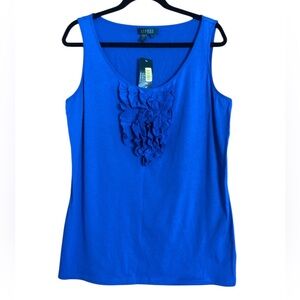 NWT Ralph Lauren Blue Sleeveless Tank Top 1X